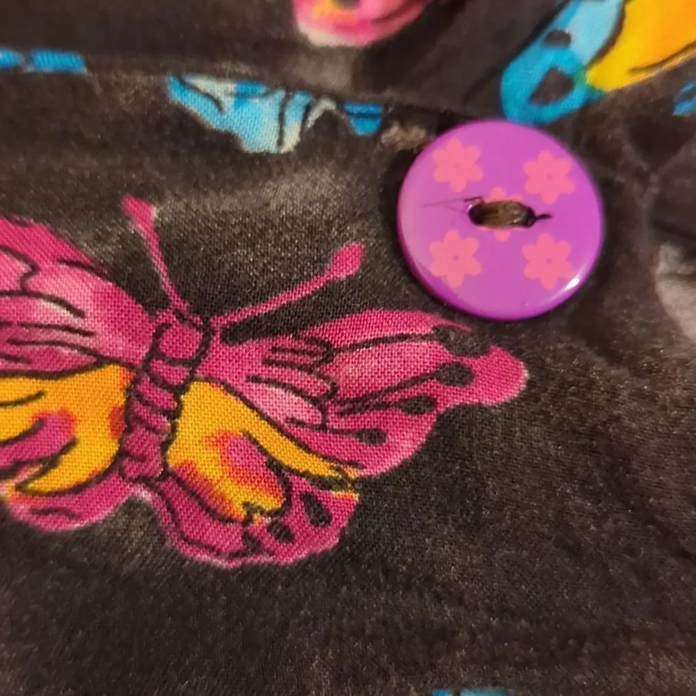 Girls vintage butterfly colorful dress‎